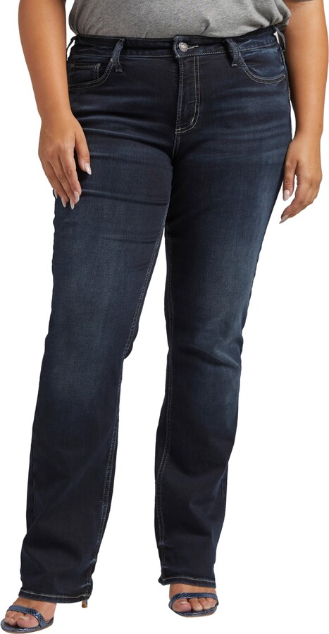Silver Jeans Co. Plus Size Suki Slim Boot-Cut Jeans - ShopStyle