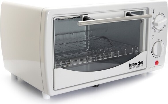 Better Chef 9 Liter Toaster Oven Broiler in White