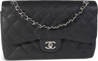 CHANEL Pre-Owned 1992 Mademoiselle Classic Flap Jumbo Shoulder Bag