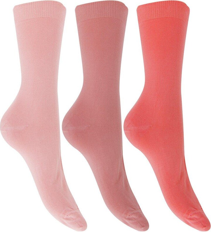 Universal Textiles Extra Fine Silk Touch Bamboo Socks (3 Pairs) ShopStyle