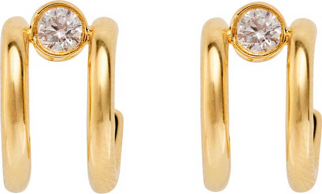 Ragbag Odile 18kt Gold-plated Hoop Earrings