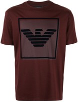 Thumbnail for your product : Emporio Armani velvet logo T-shirt