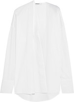 Thumbnail for your product : Chalayan Oversized Cotton-poplin Shirt - White