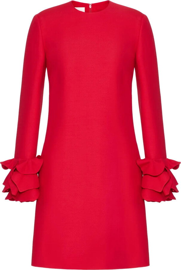 Valentino Garavani Crepe Couture embroidered mini dress