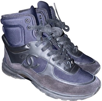 chanel ankle strap trainers