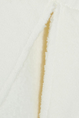 Bassike Oversized Tie-back Cotton-jersey Sweatshirt - Ivory
