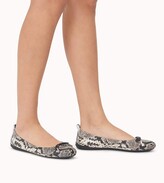 Thumbnail for your product : Tod's Ballerinas in Reptile-Printed Leather