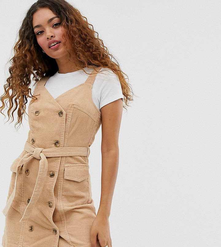 cord pinny dress