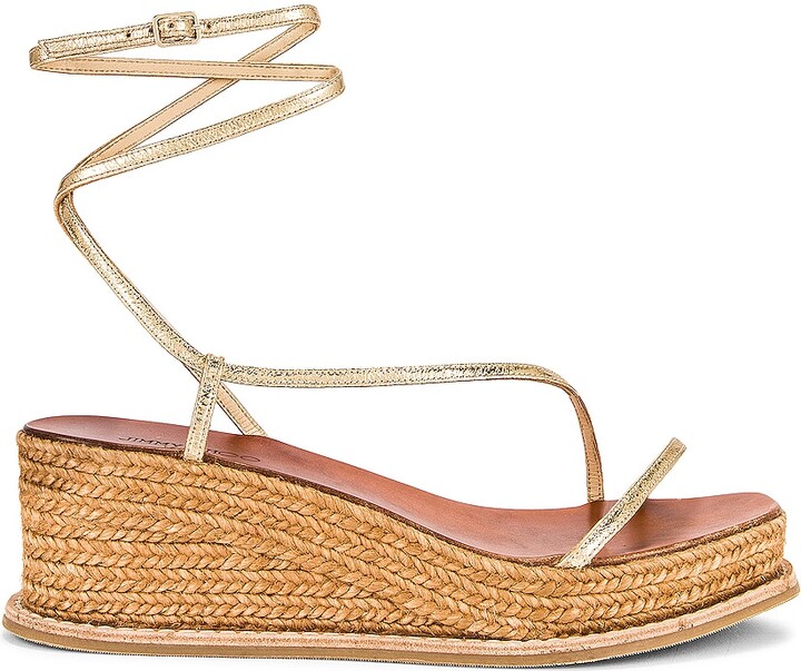 Jimmy Choo Drive 60 Sandal in Metallic Gold - ShopStyle