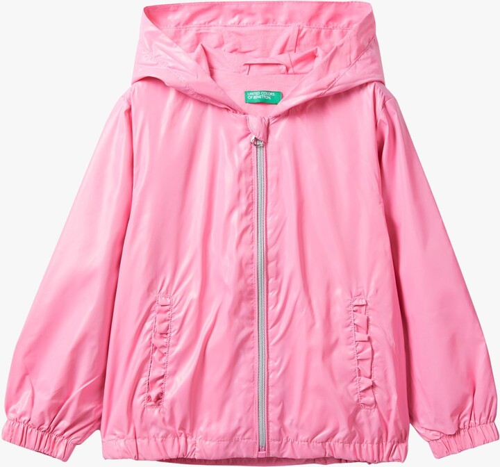 Benetton Kids' Lightweight Hooded Rain Jacket ShopStyle Girls