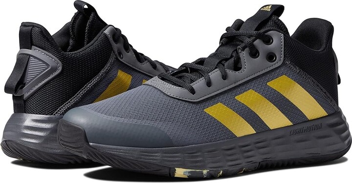 adidas Own The Game 2.0 Basketball Shoes (Grey/Matte Gold/Black) Men's Shoes  - ShopStyle Performance Sneakers