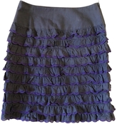 Thumbnail for your product : Claudie Pierlot Cotton Flounced Skirt
