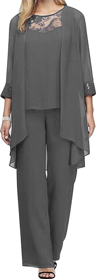 Hanna Nikole Trouser Suit Women Plus Size Two-Piece Batwing