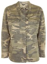 Thumbnail for your product : Petite camo shacket