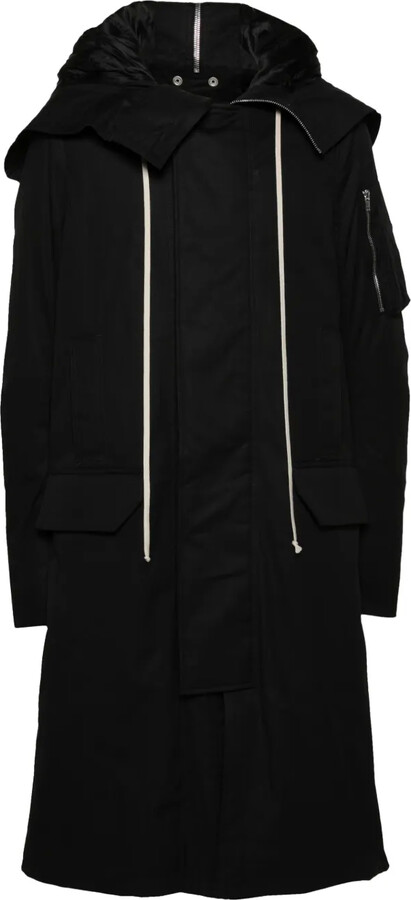 Rick Owens Hooded Padded Coat