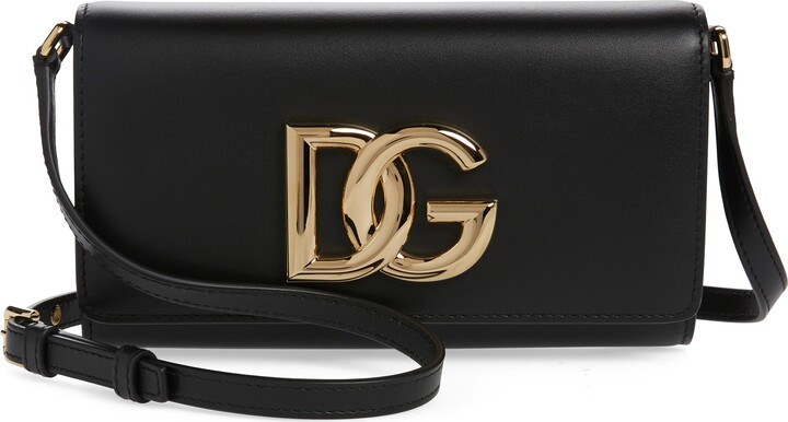 Dolce & Gabbana Black Leather Crossbody Handbags | Shop the 