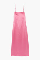 Thumbnail for your product : Adam Lippes Silk-satin midi slip dress