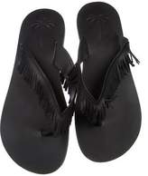 Thumbnail for your product : Tomas Maier Leather Thong Sandals