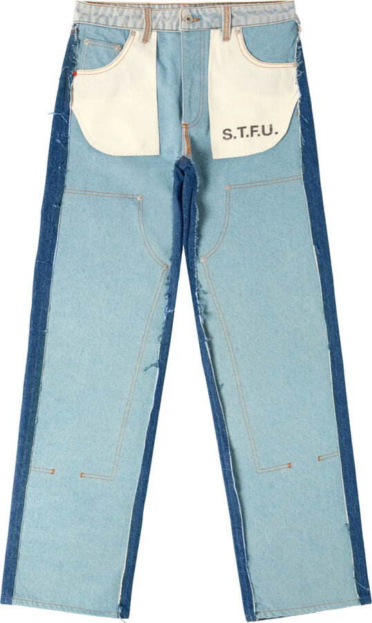 Heron Preston Mid-Rise Panelled Jeans