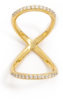 Thumbnail for your product : Fallon Jewelry Pave Infitiny Ring
