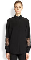 Thumbnail for your product : Jason Wu Silk Lace-Insert Blouse