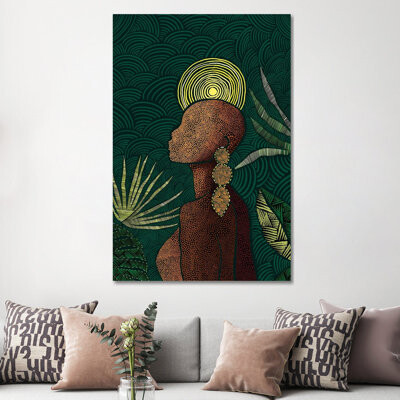 Vea (Teal) by Bria Nicole - Wrapped Canvas Graphic Art Print