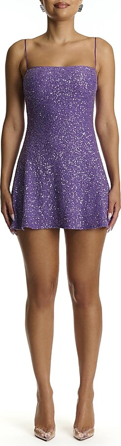 Naked Wardrobe Crystal Mini Dress