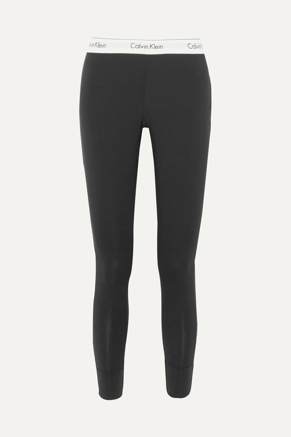 Calvin Klein Underwear Modern Stretch Cotton-blend Leggings - Black -  ShopStyle