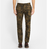 Thumbnail for your product : Club Monaco Paisley-Print Cotton Chinos