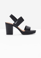 Thumbnail for your product : And other stories Heeled Leather Sandals