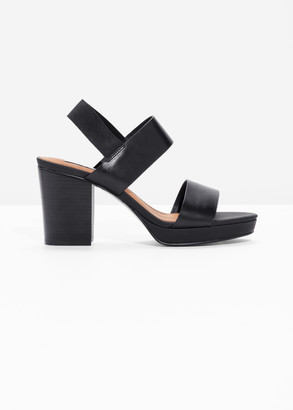 And other stories Heeled Leather Sandals