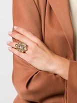 Thumbnail for your product : Goossens Cachemire floral-inspired ring