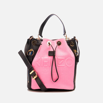 Kenzo Women's Kombo Bucket Bag Pink/Bordeaux