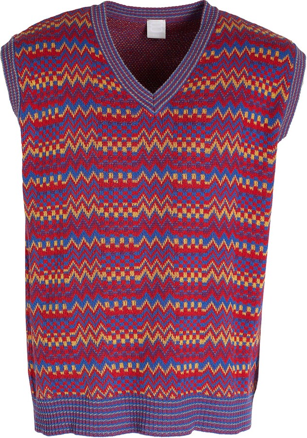 8 By YOOX ARGYLE JACQUARD KNIT SWEATER, Lilac Women's Sweater
