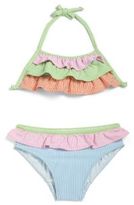 Thumbnail for your product : Florence Eiseman Toddler's & Little Girl's Two-Piece Striped Ruffle Bikini