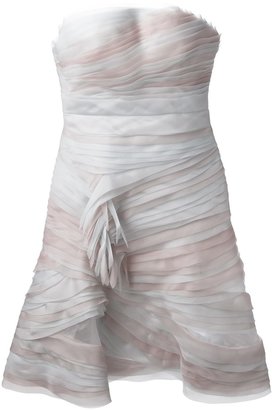 Ermanno Scervino strapless layered ruffle dress