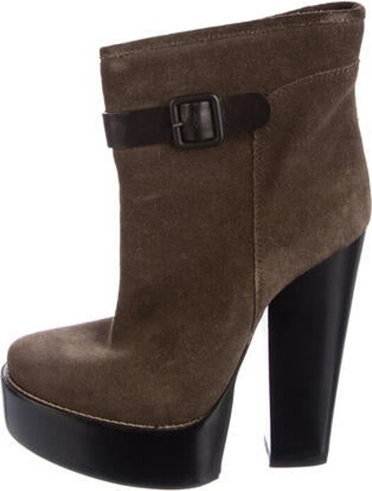 balenciaga suede boots