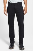 Thumbnail for your product : 7 For All Mankind 'The Straight - Luxe Performance' Tapered Straight Leg Jeans (Nightshade Black)