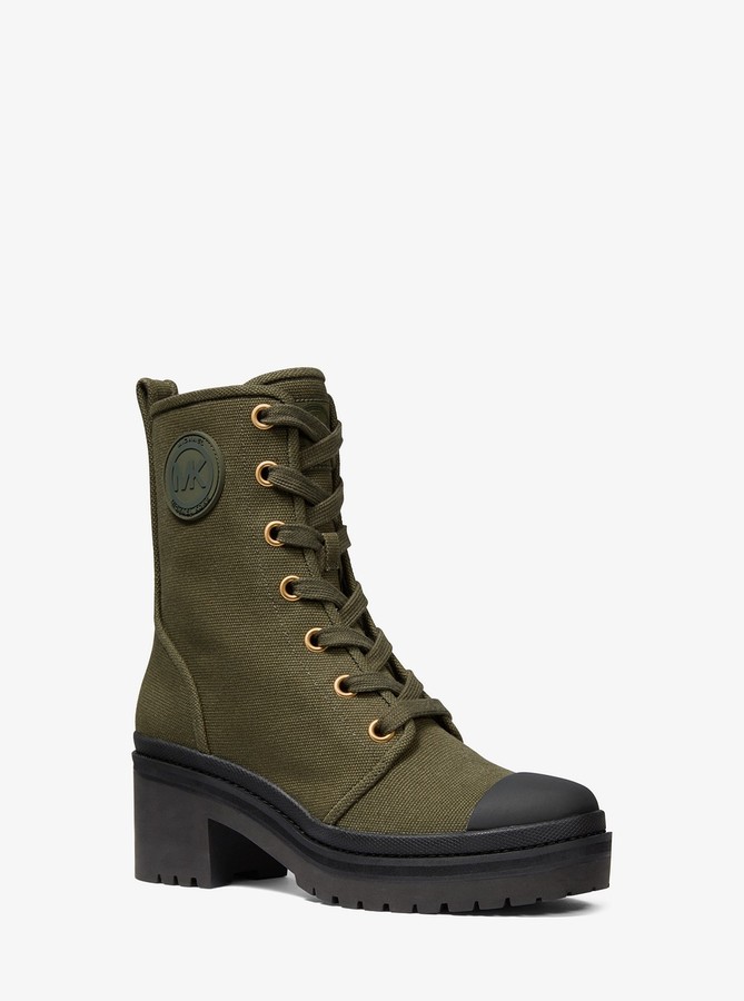 canvas combat boots womens