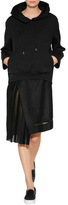 Thumbnail for your product : Iceberg Wool Pleated Asymmetric Skirt in Black