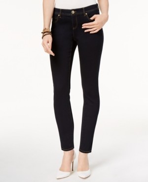INC International Concepts Petite Skinny Tummy Control Jeans, Created for Macy's