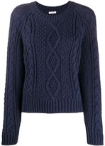 Thumbnail for your product : P.A.R.O.S.H. Chunky Cable Knit Jumper