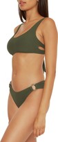 Thumbnail for your product : Becca Line in the Sand Scoop Neck Bikini Top