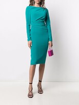 Thumbnail for your product : Talbot Runhof Fitted Ruched Dress
