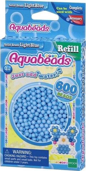 Aquabeads Solid Red Bead Pack, Arts & Crafts Bead Refill Kit for Children -  600 solid red beads