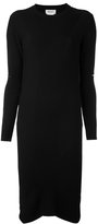 Donna Karan - split sleeve dress - women - Nylon/Polyester/Spandex/Elasthanne/Viscose - M