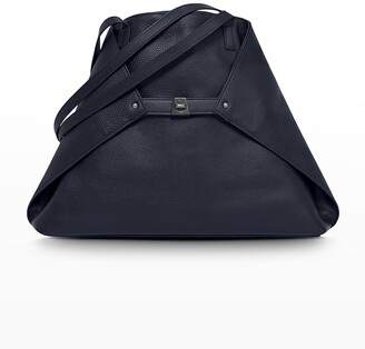 Akris Ai Medium Soft Leather Shoulder Bag