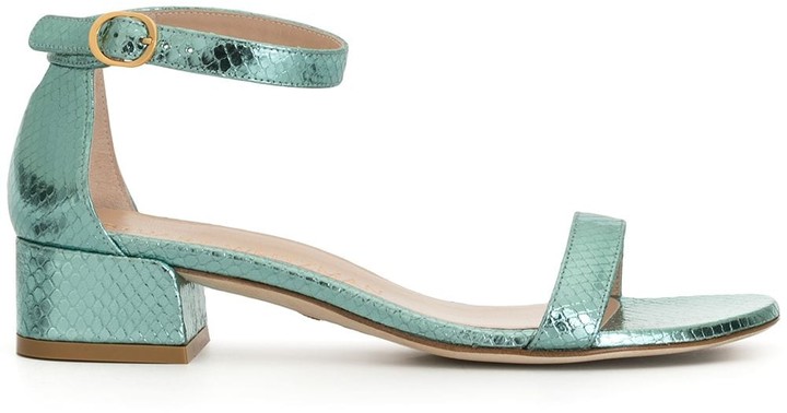 stuart weitzman partly block heel sandals