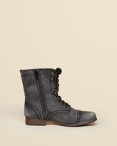 Thumbnail for your product : Steve Madden Girls' JTroopa Distressed Boots - Little Kid, Big Kid