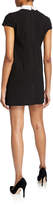 Thumbnail for your product : Alice + Olivia Coley A-Line Dress with Detachable Collar